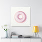 "Minimalist Doughnut Dream" - Canvas