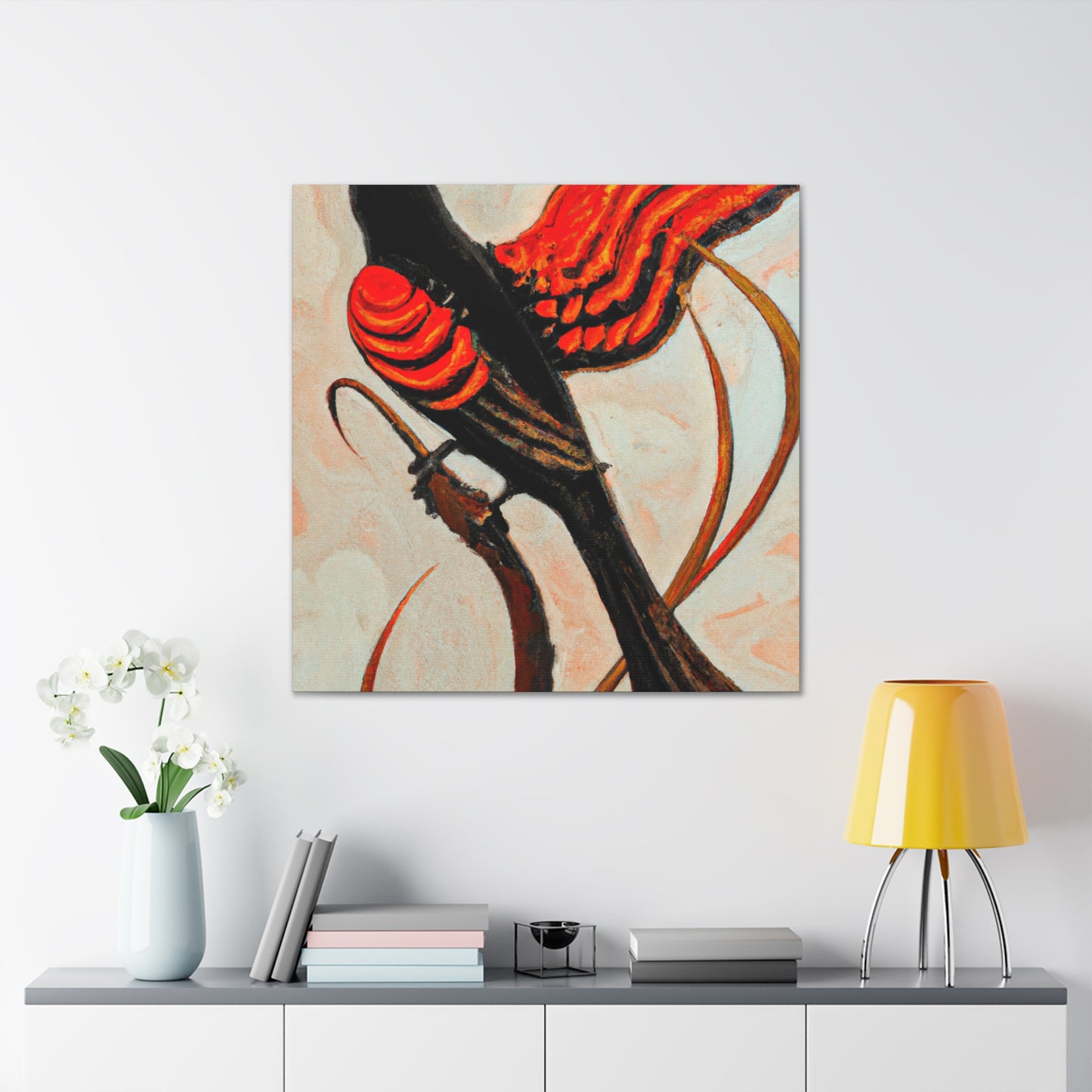 "Red Winged Splendor" - Canvas