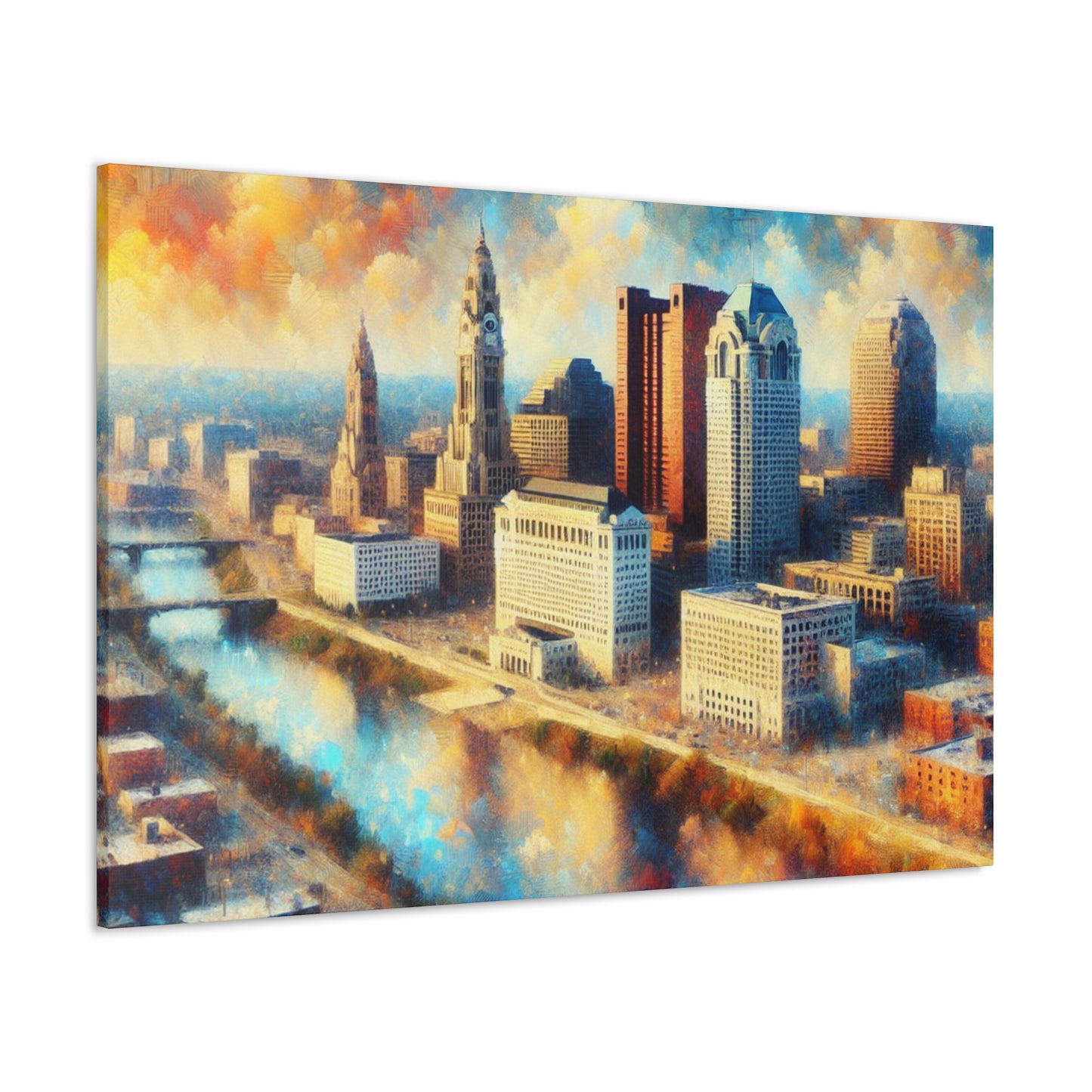 "Enchanting Columbus Mist" - Canvas