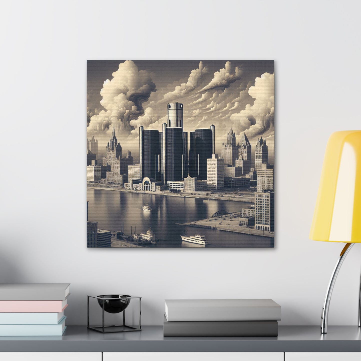 "Motor City Dreamscape" - Canvas