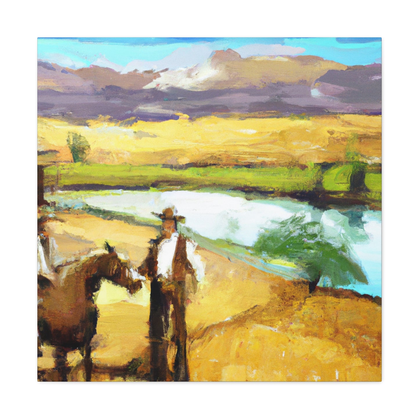 "Awe-Inspiring Western Vistas" - Canvas