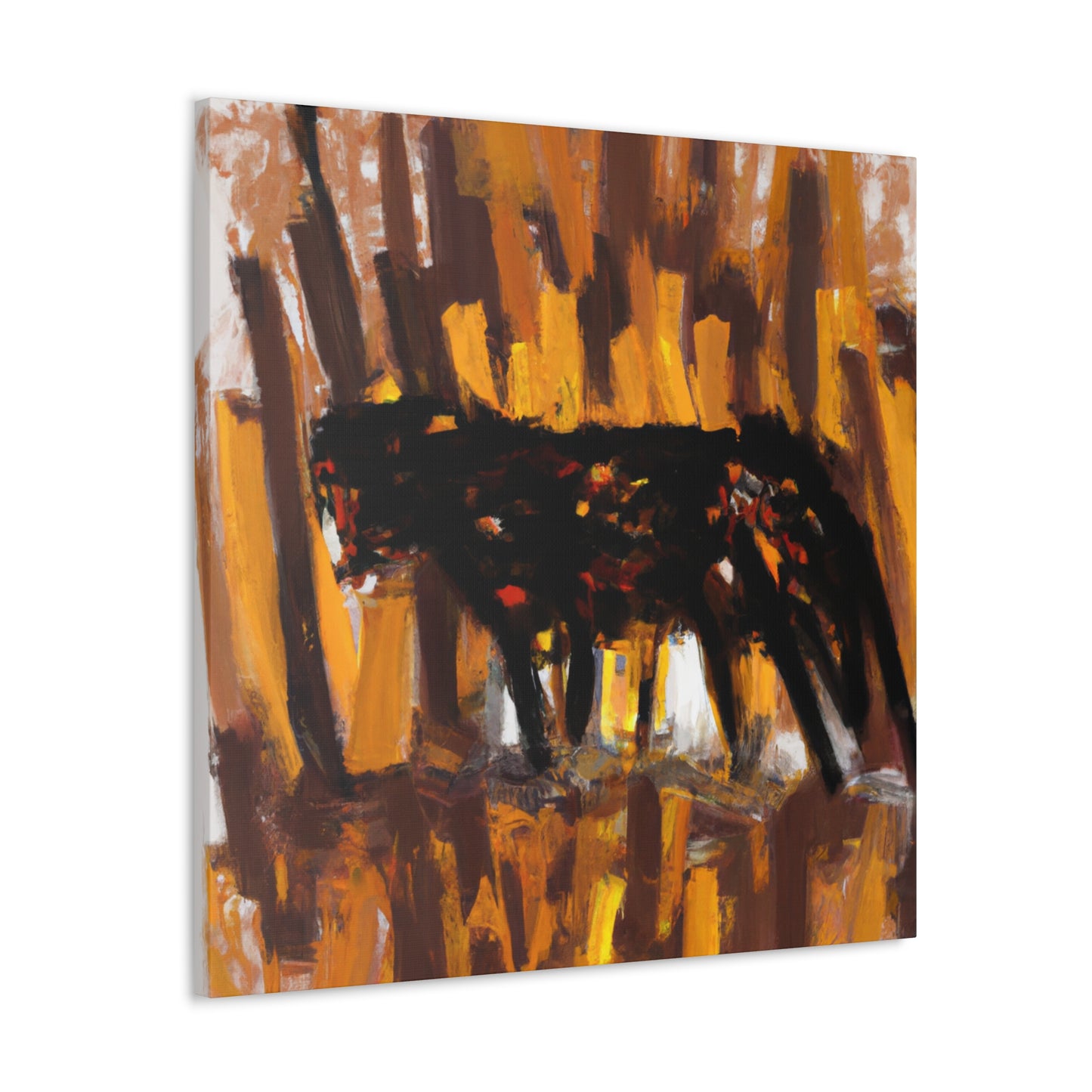 "Leopard in Expressionism" - Canvas