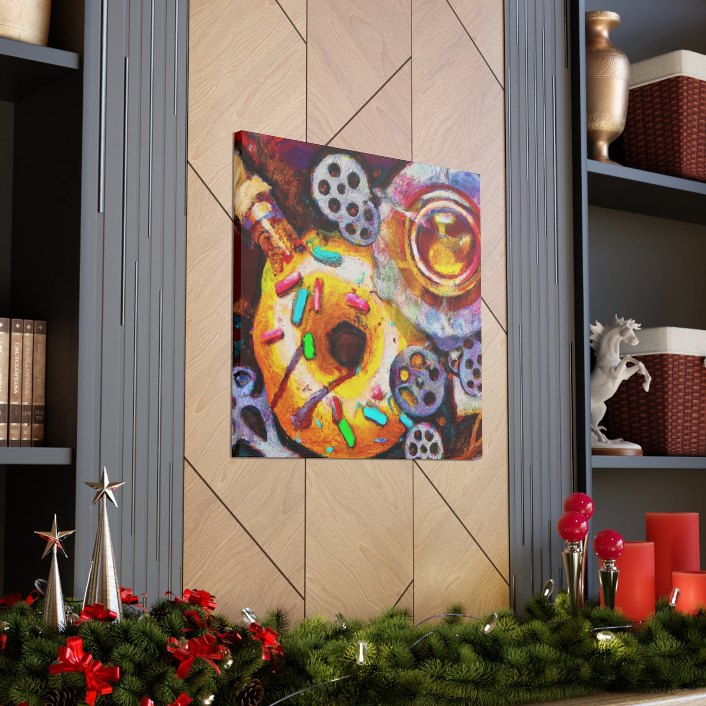 "The Clockwork Doughnut" - Canvas