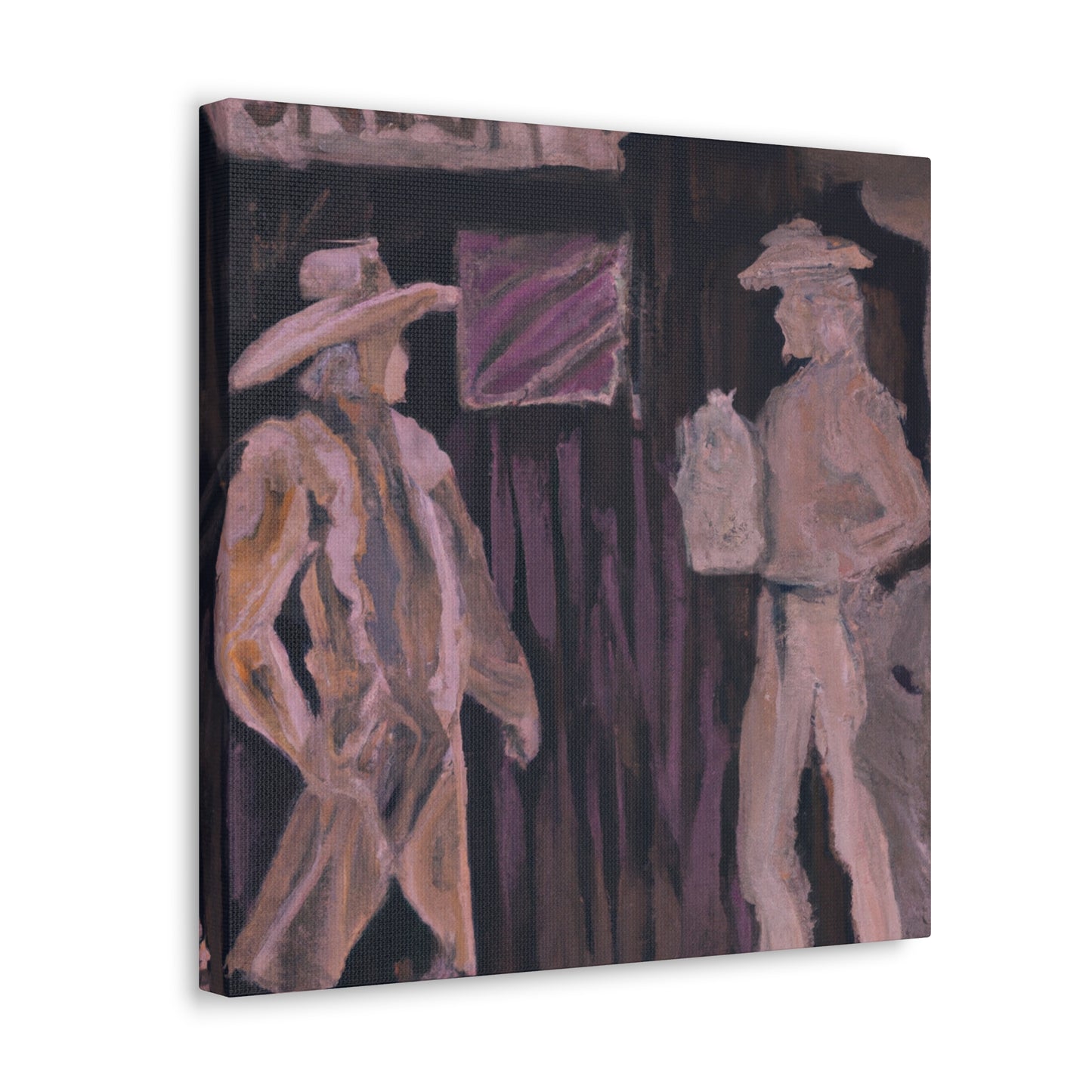 "Saloon: A Reflection" - Canvas