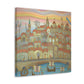 Cityscape at Sunset - Canvas