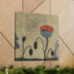 "Poppies in Abstraction" - Canvas