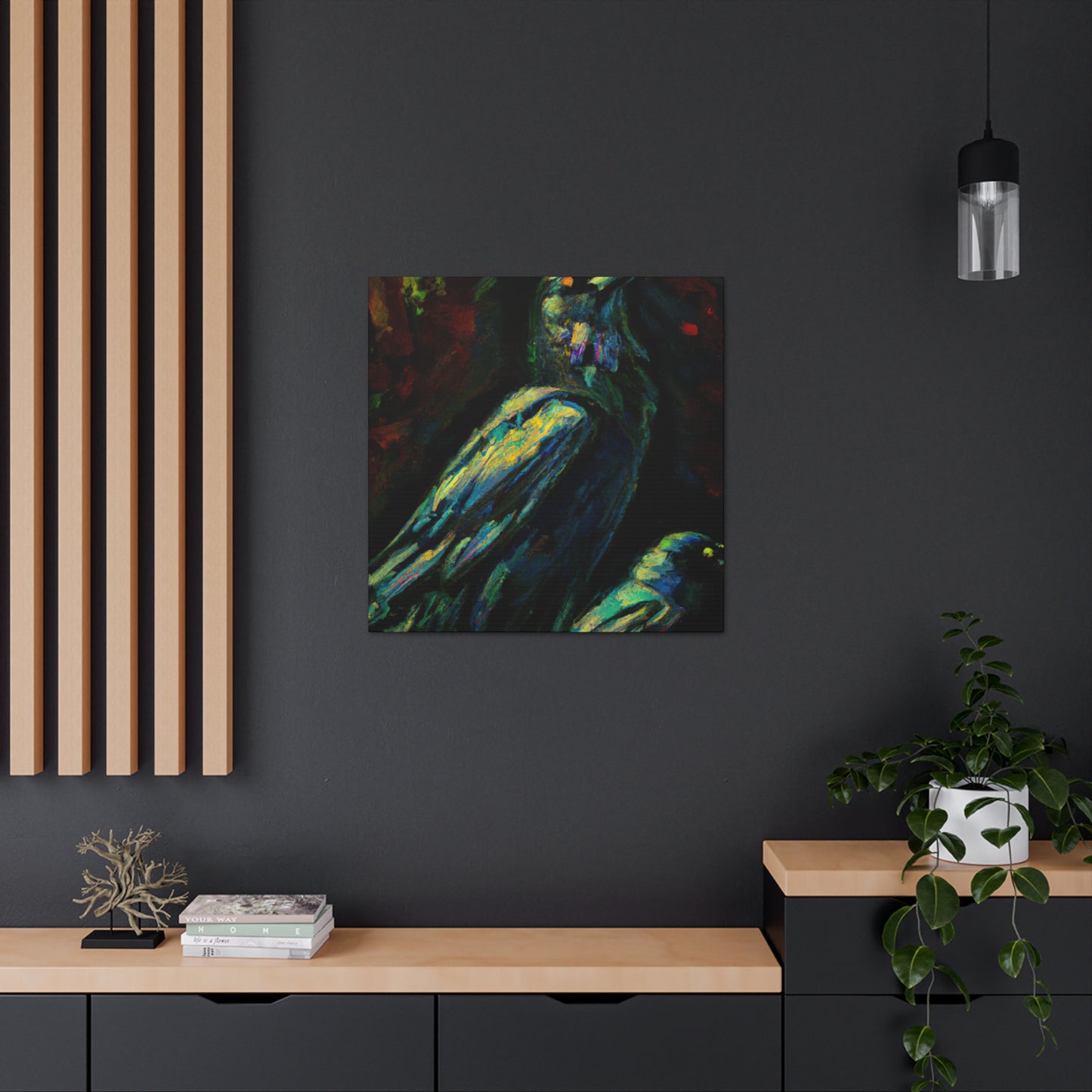 "American Crows in Color" - Canvas