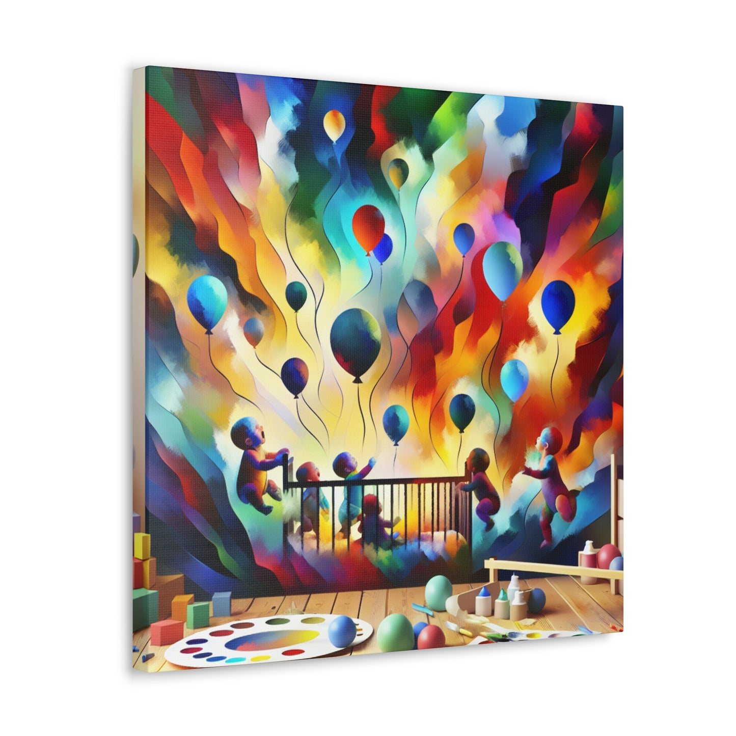 Skyward Ascension, Colorful Dreams - Canvas