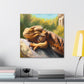 "Bearded Dragon Harmony" - Canvas