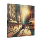 "Enigmatic Metropolis Scenery" - Canvas