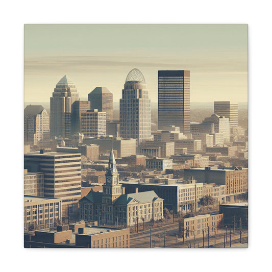 "Pristine Portrayal of Louisville" - Canvas