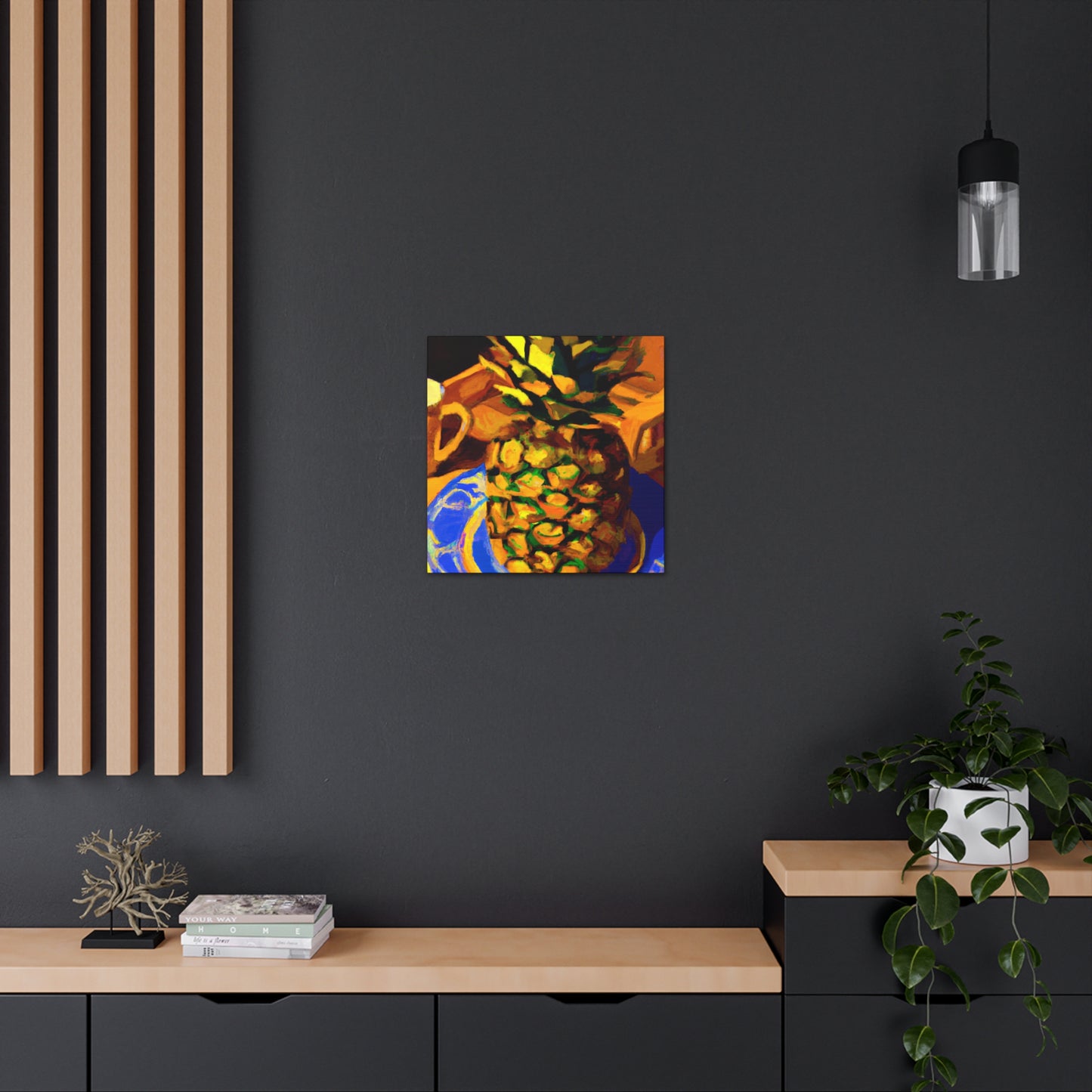 Pineapple Portrait Impression - Canvas