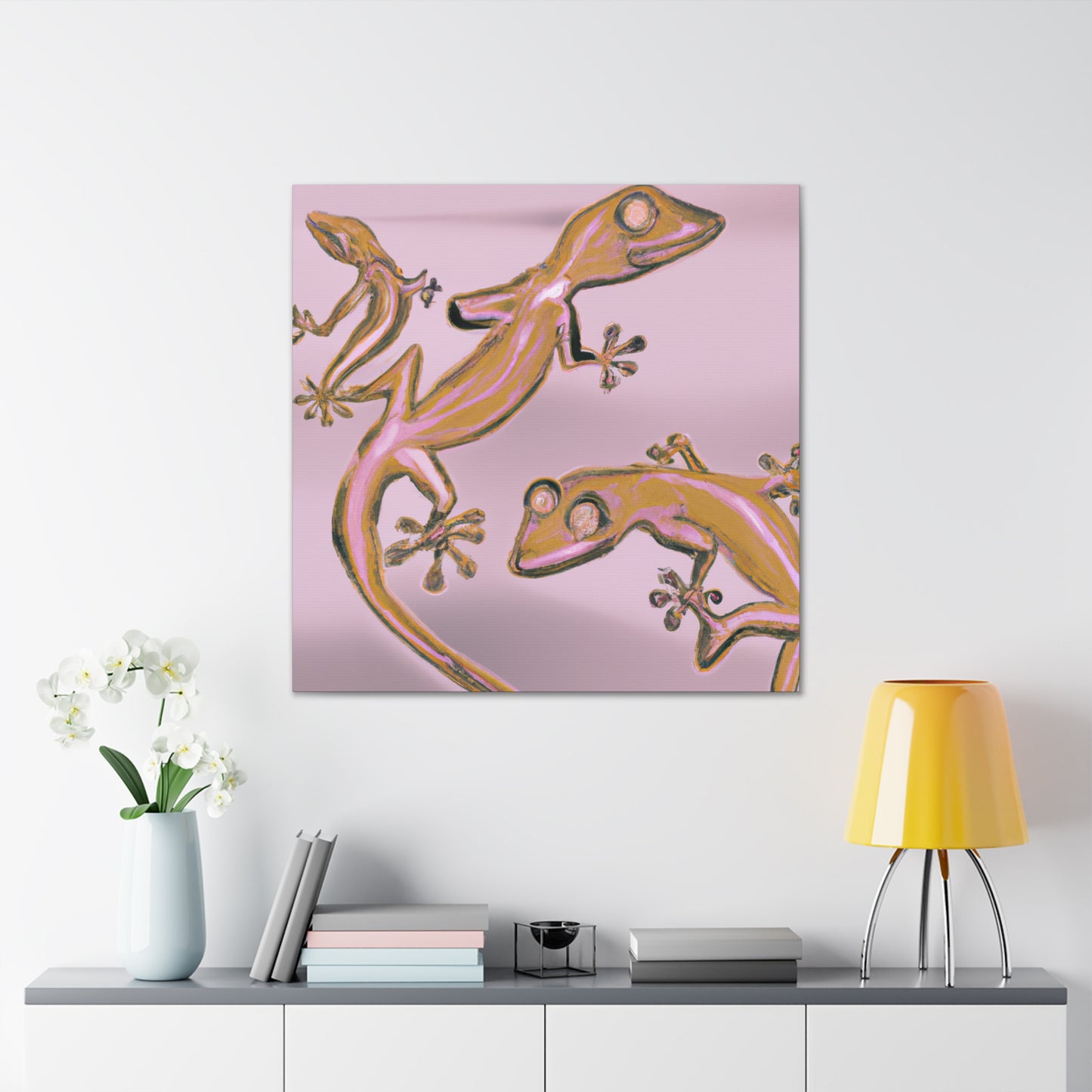 Gecko's Surreal Dream - Canvas