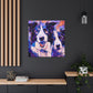 "Border Collie Impressionism" - Canvas