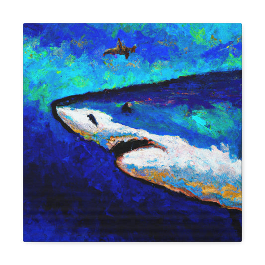 Shark in Impressionism - Canvas