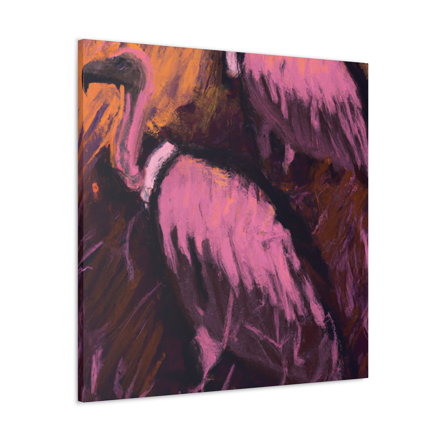 Vulture Impressionism Scene - Canvas