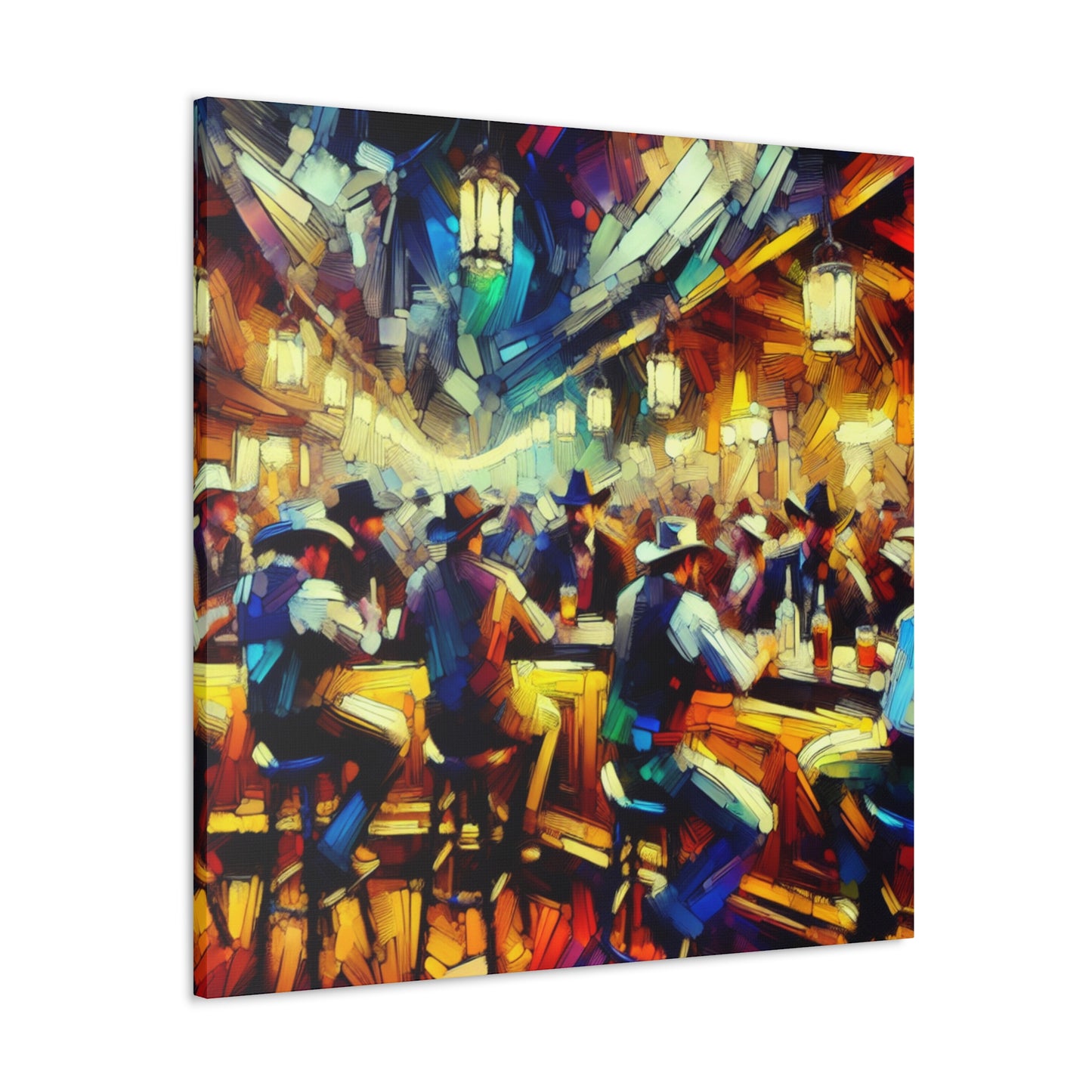 Desert Saloon Serenade - Canvas