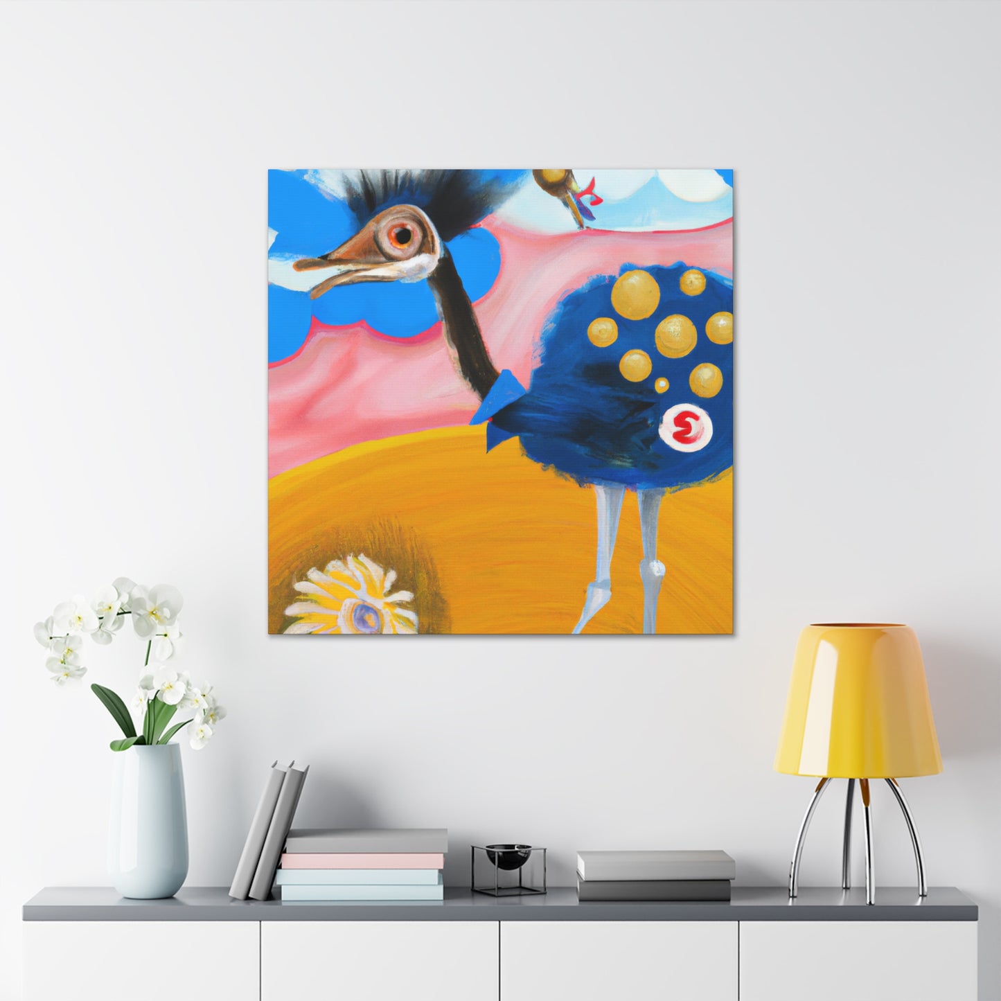 "Emu Surreal Dreamscape" - Canvas