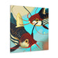 Catfish in Art Deco - Canvas