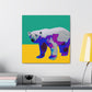 Polar Bear Pop Art - Canvas