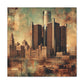 "Motor City Dreamscape" - Canvas