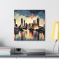 Urban Elegance Unveiled - Canvas