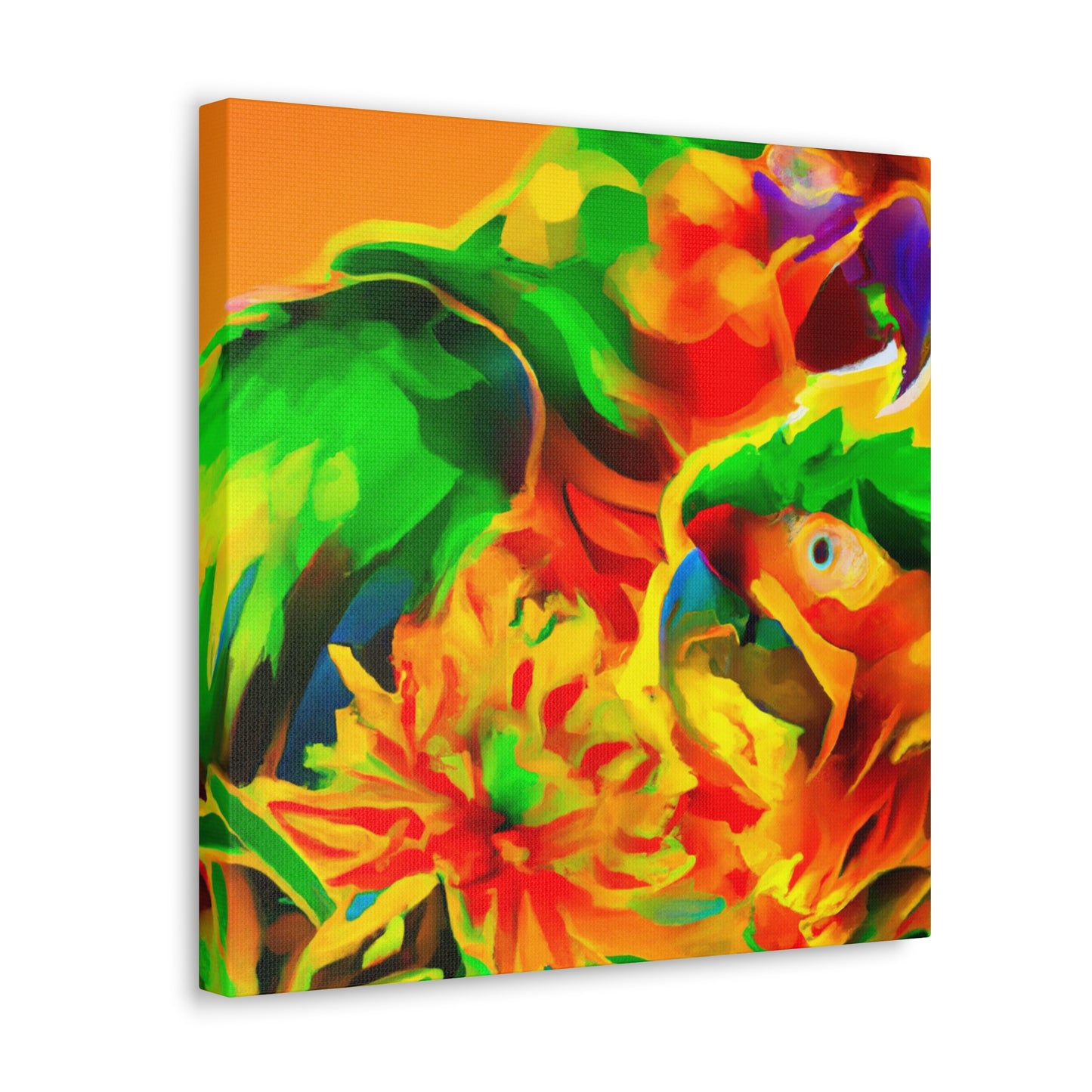 Rainbow of Macaws - Canvas