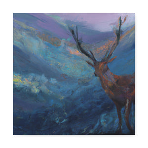 Deer in the Forest - Canvas