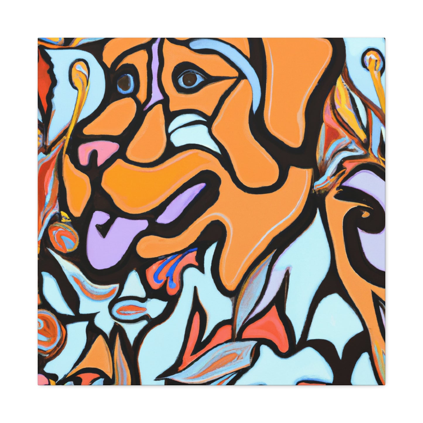 Labrador Retriever Embrace - Canvas