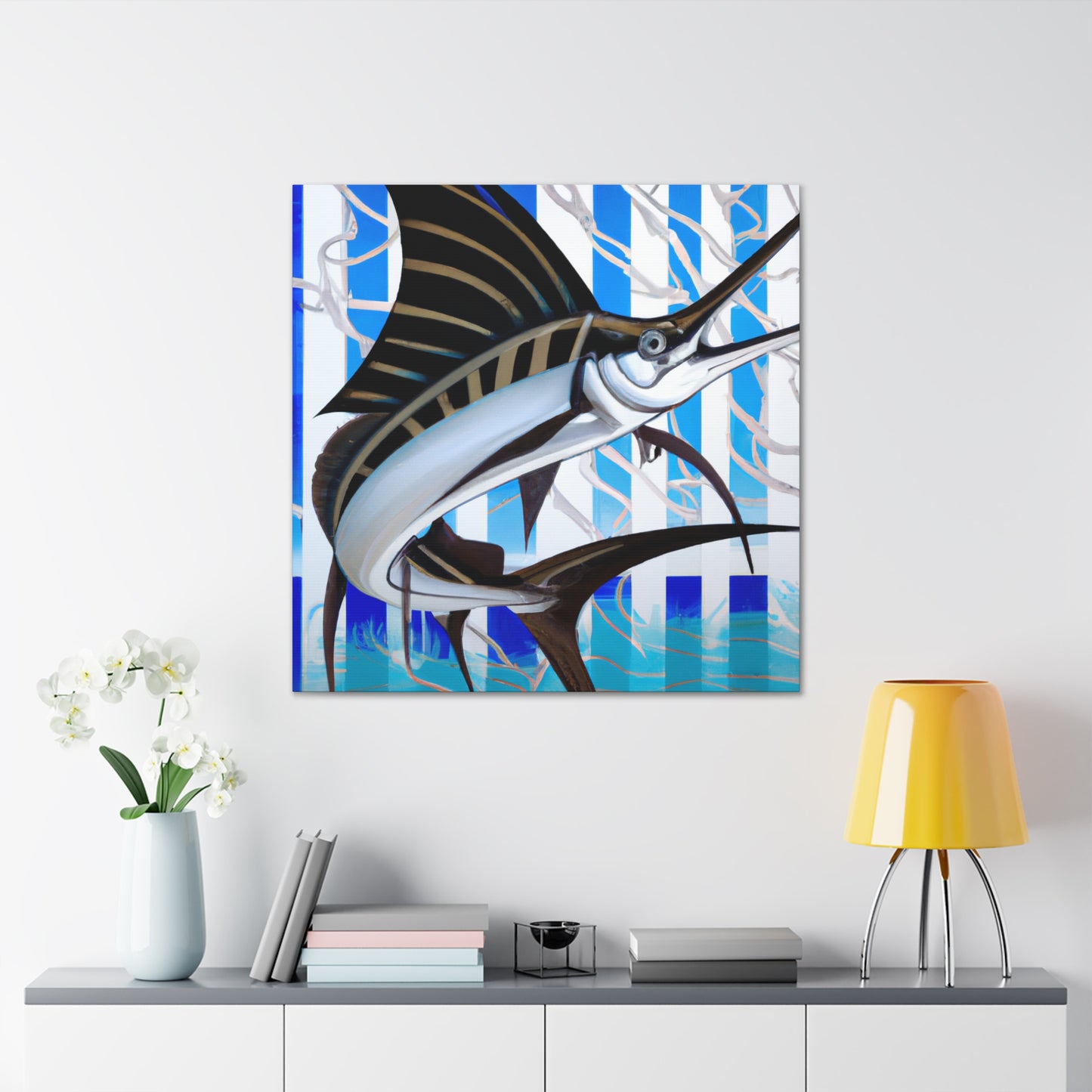 Swordfish of the Jazz Age - Canvas