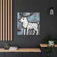 "Reindeer Winter Mural" - Canvas