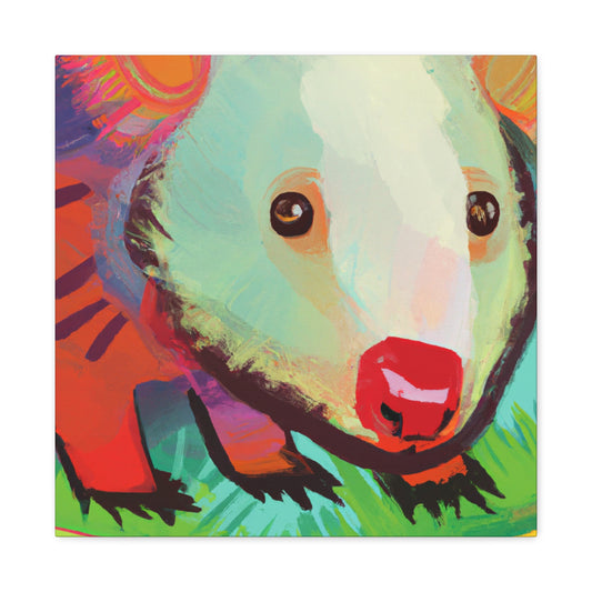 "Wombat in Expressionism" - Canvas