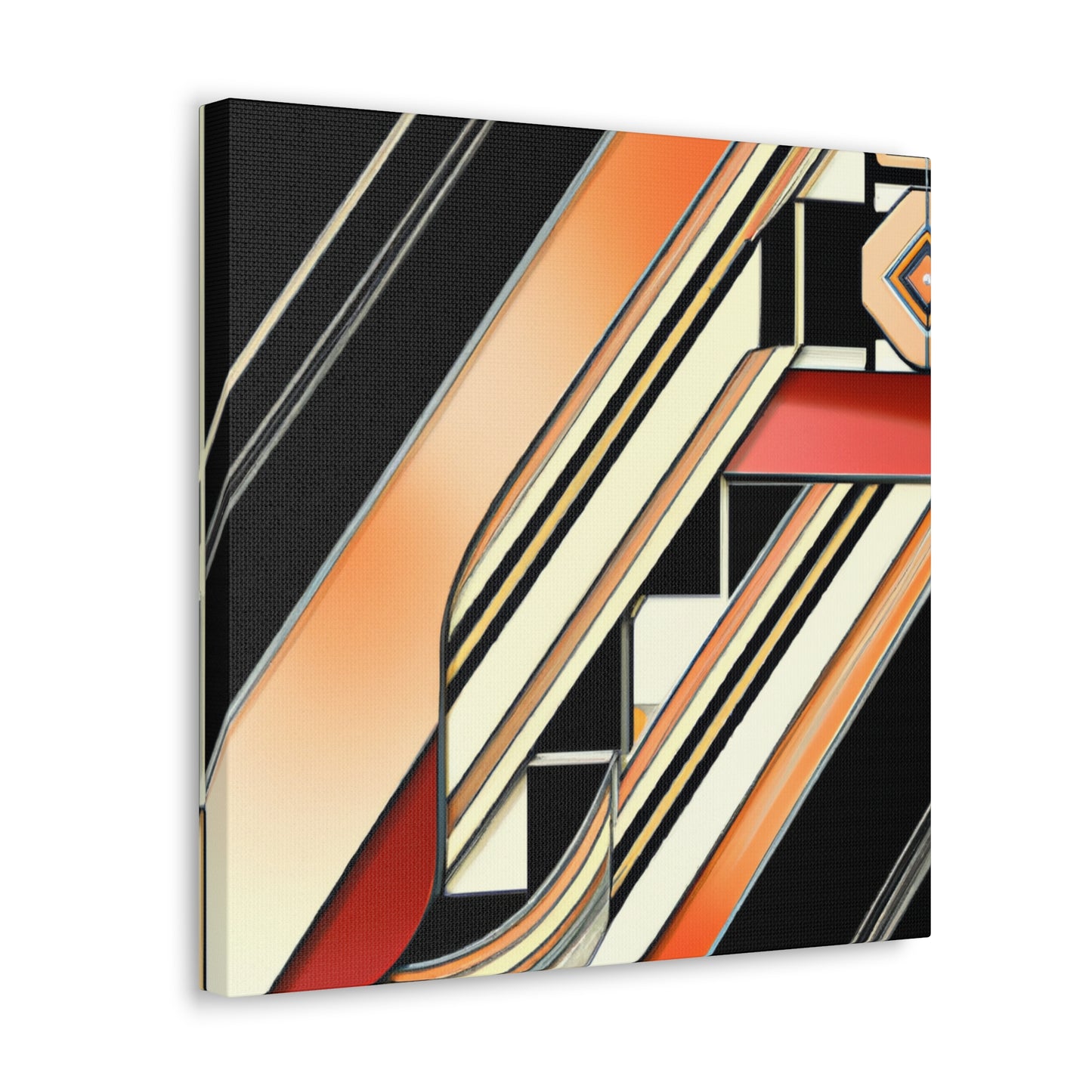 "Sleek Jazz Symphony" - Canvas