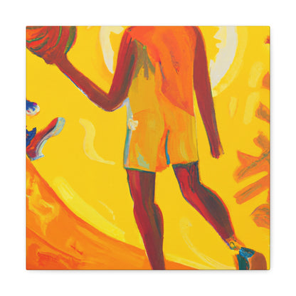 "Basketball Serenely Surreal" - Canvas