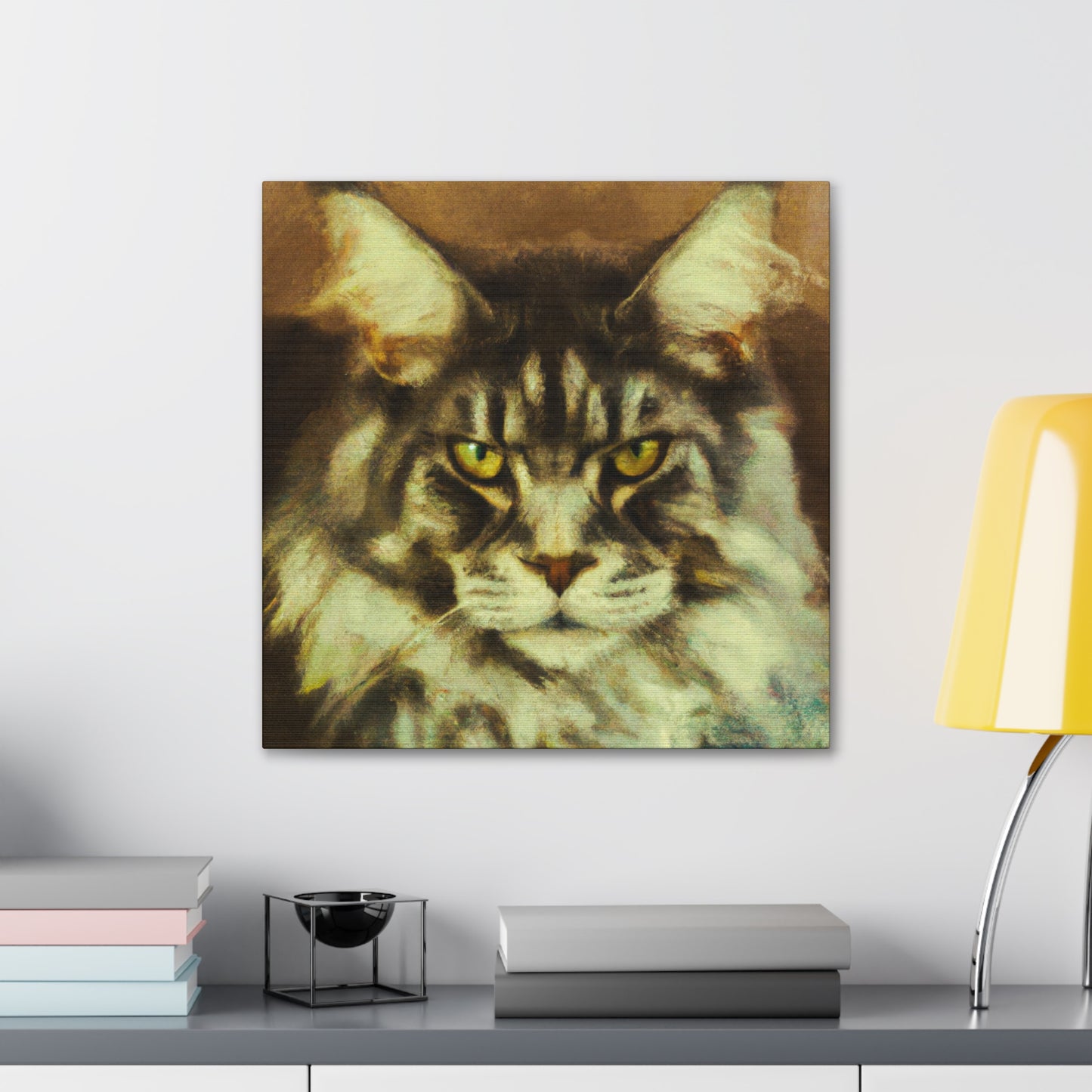 Maine Coon Majesty - Canvas