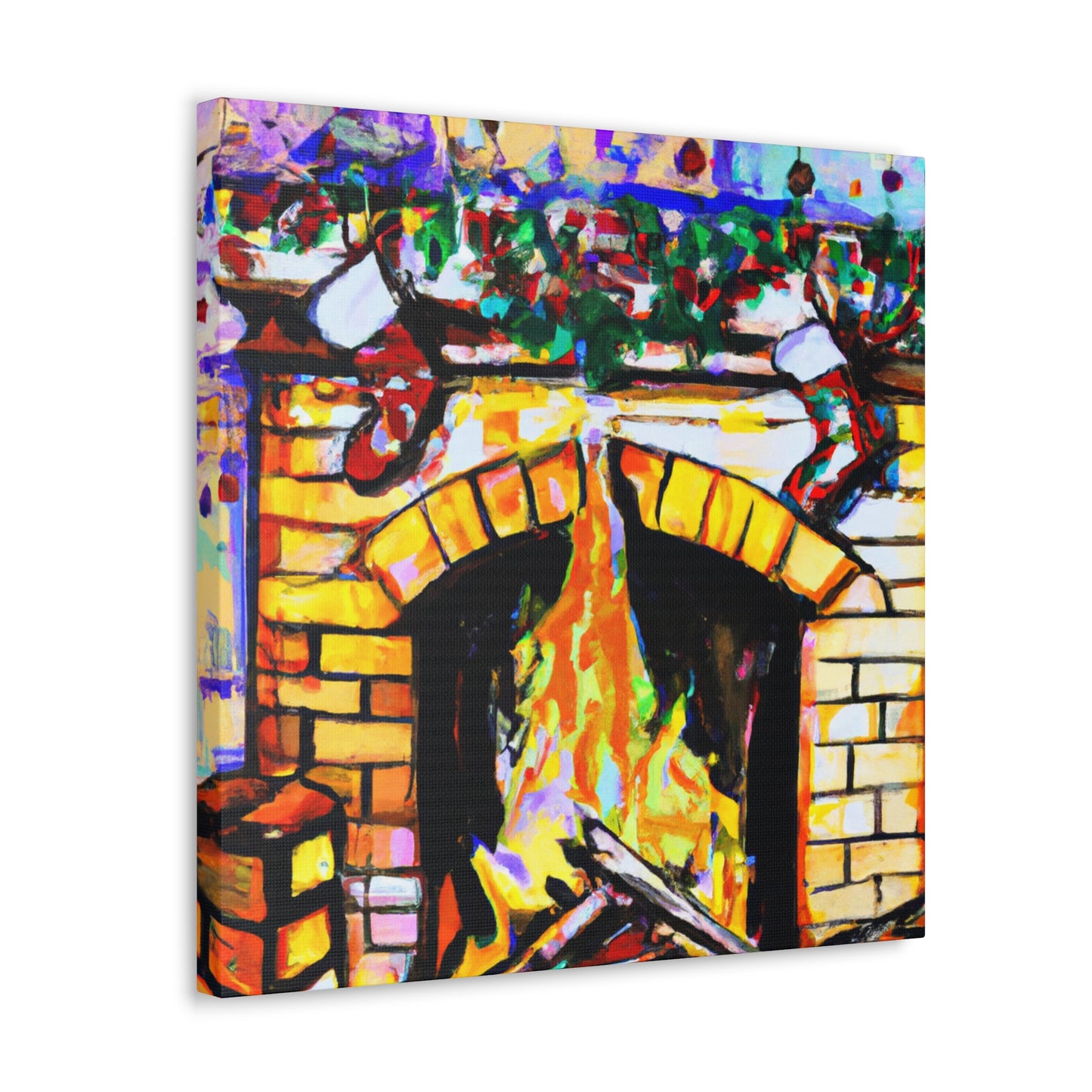 Flame of History Fires - Canvas