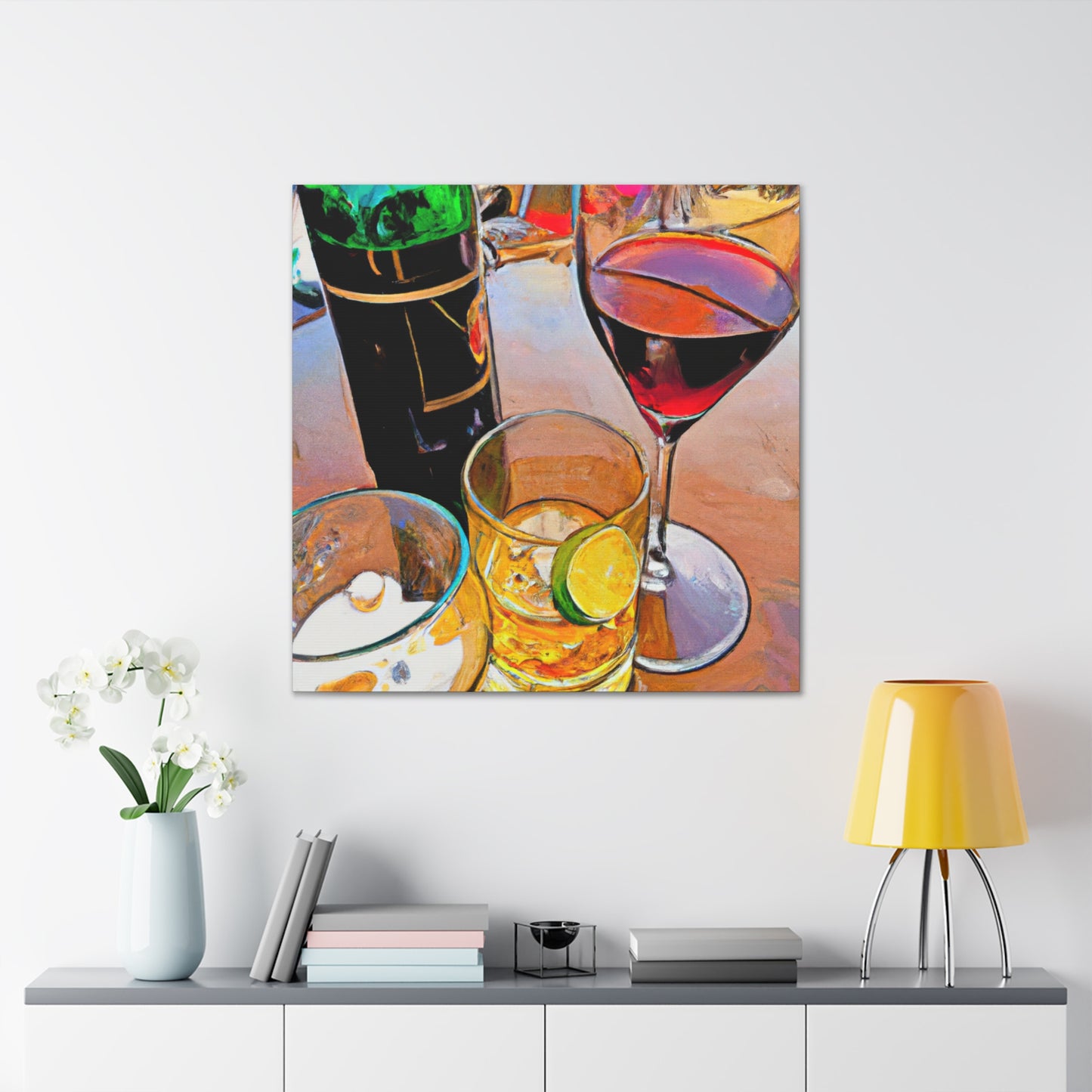 "Inebriated Evening Repast" - Canvas