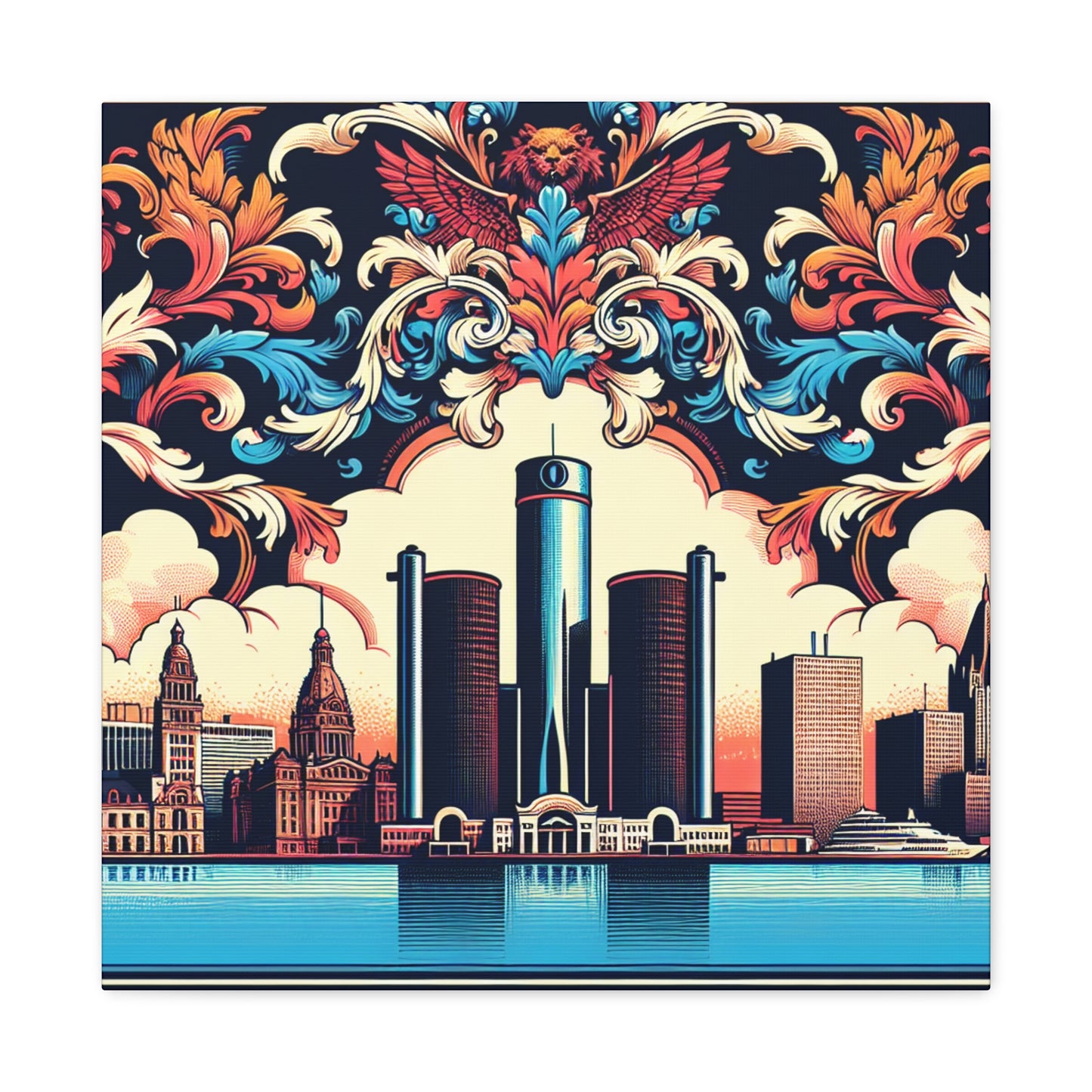 "Enchanting Detroit Reverie" - Canvas