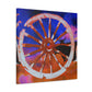 "Wagon Wheel Labyrinth" - Canvas