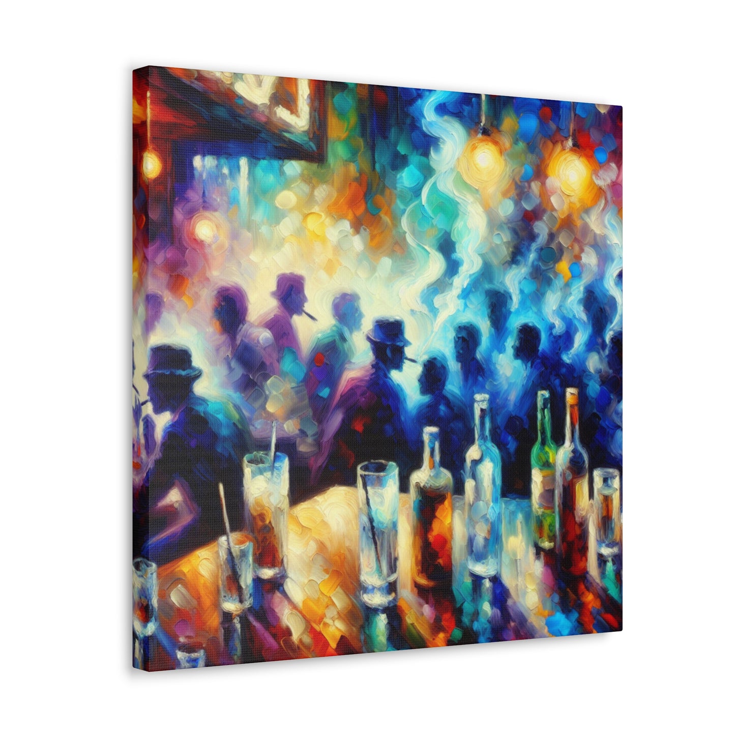 Fiery Jazz Den - Canvas