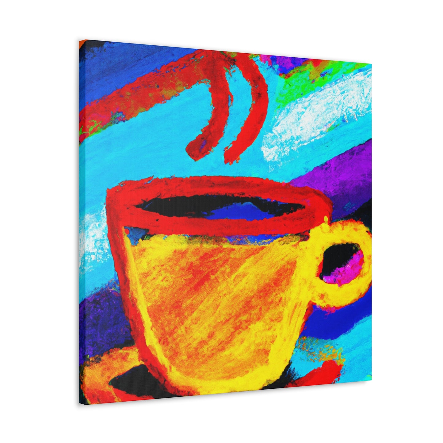 "Cup of Fauvism Joy" - Canvas