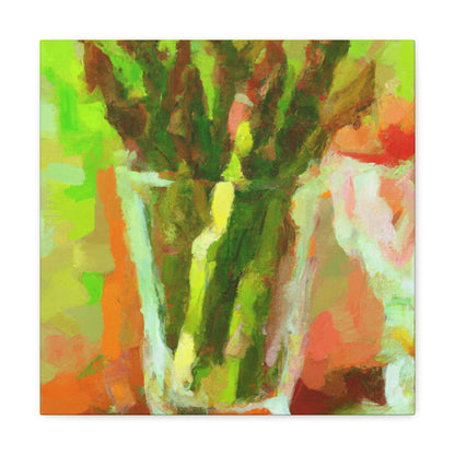 "Asparagus Impressionist Dream" - Canvas