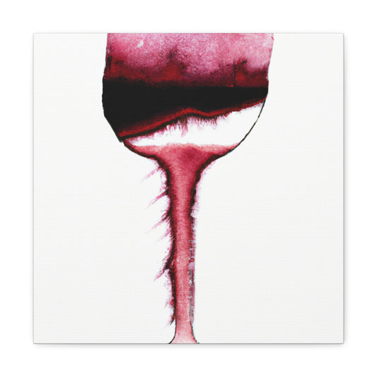 "Wine Glass Simplicity" - Canvas