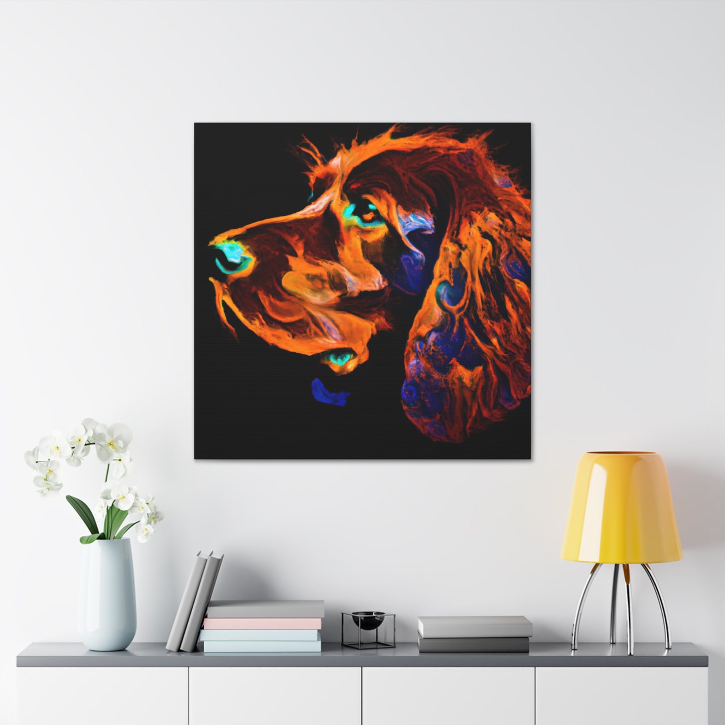 "Loyal Irish Setter". - Canvas