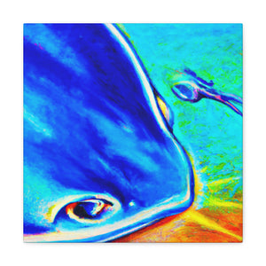 Stingray in Hyperrealism - Canvas