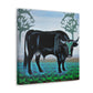 "Cattle in Dreamscape" - Canvas