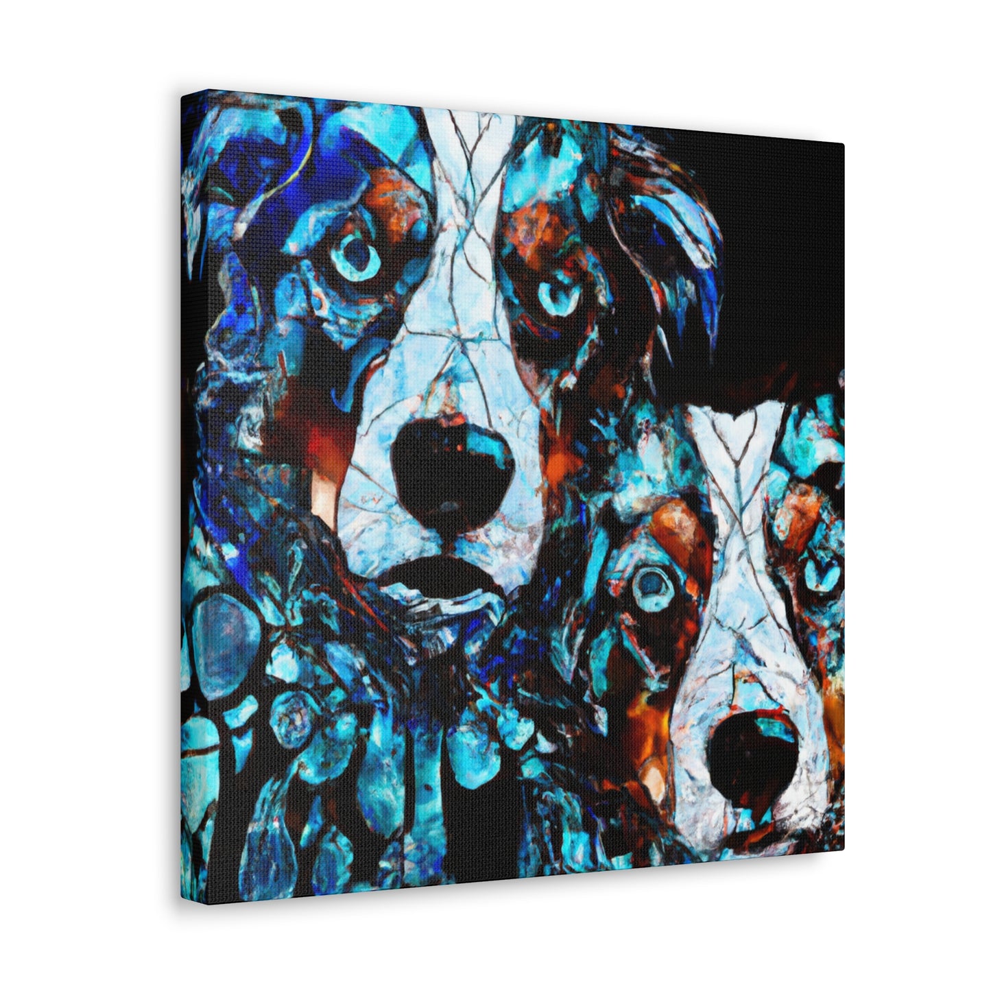 "Australian Shepherds Rejoice" - Canvas