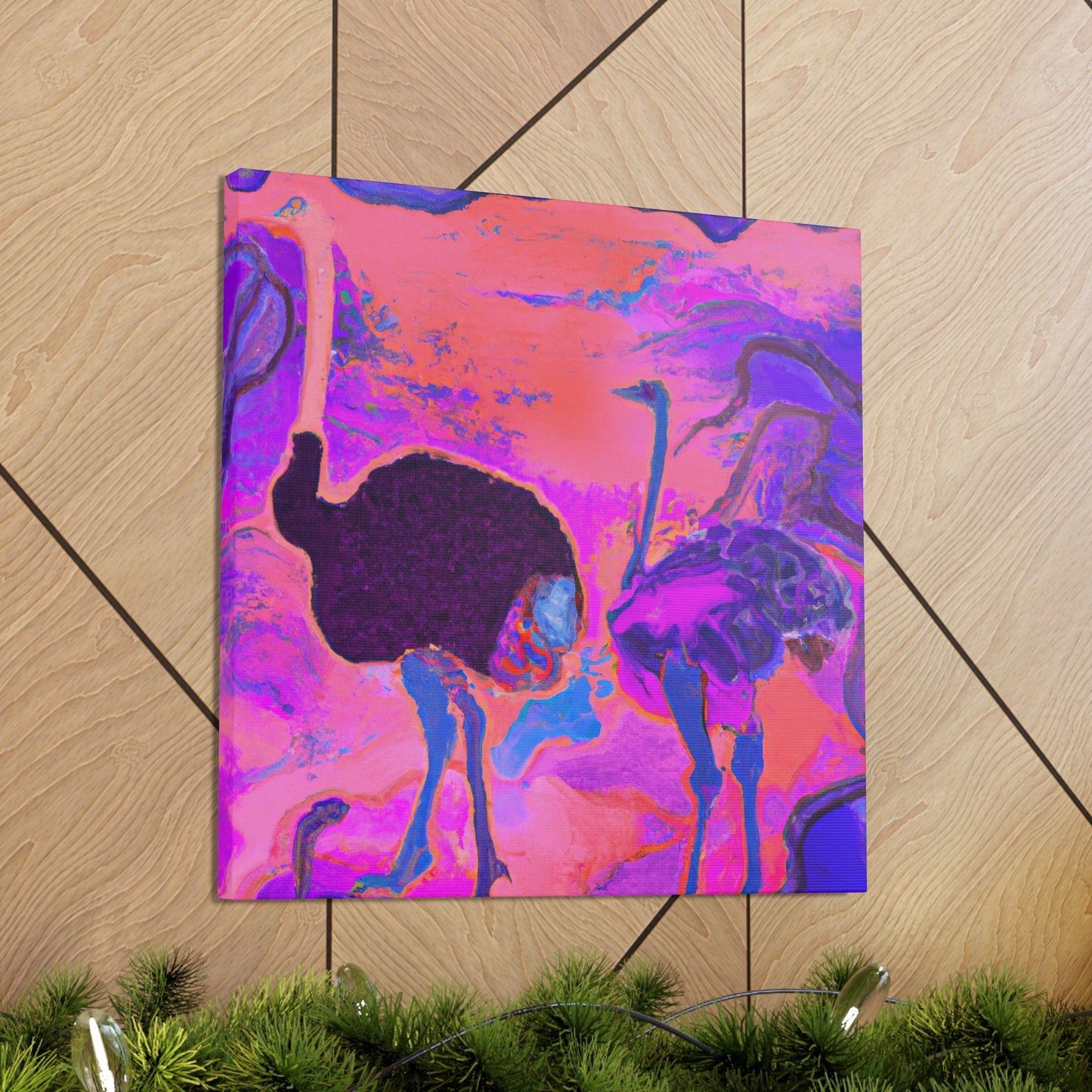 Ostrich in Dreamland - Canvas