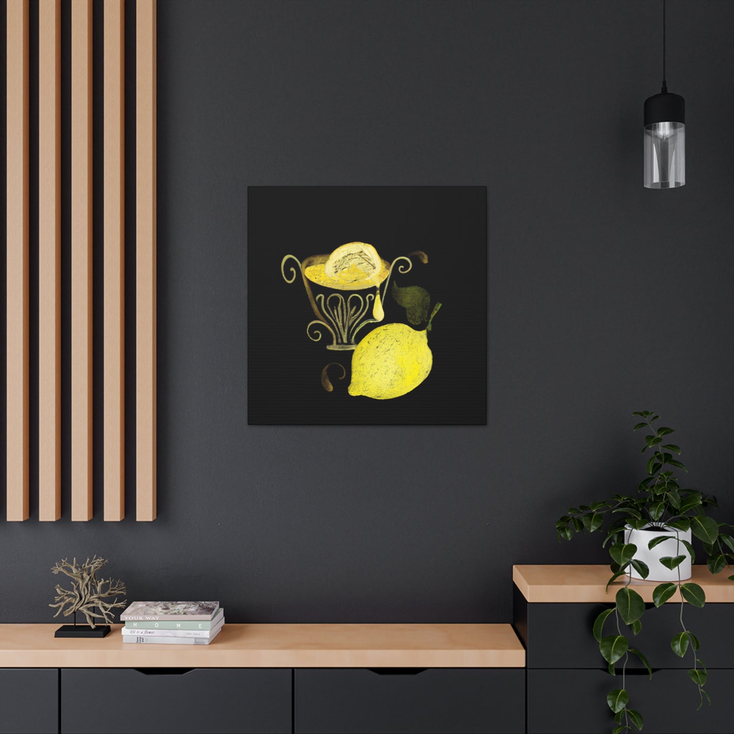 "A Lemon Baroque Delight" - Canvas