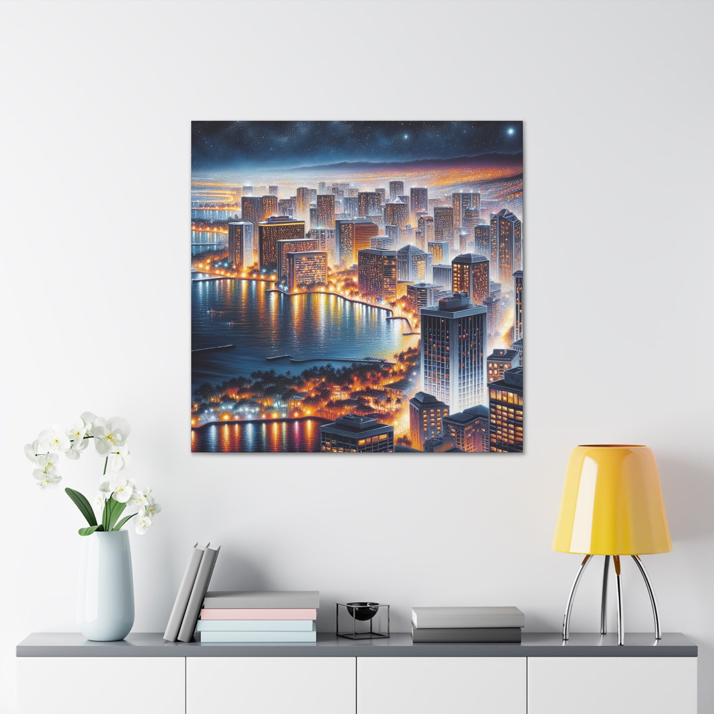 "Heavenly Honolulu Hues" - Canvas